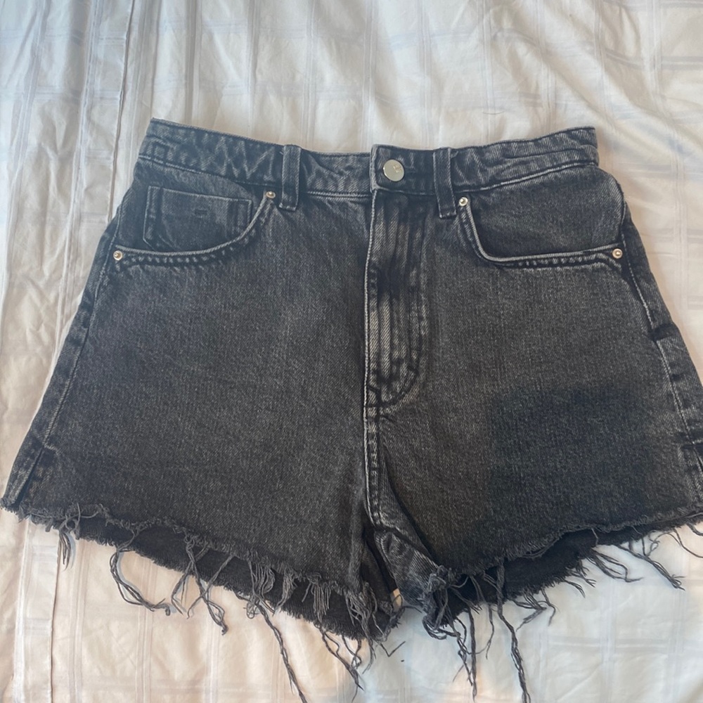 Black high waisted Zara shorts